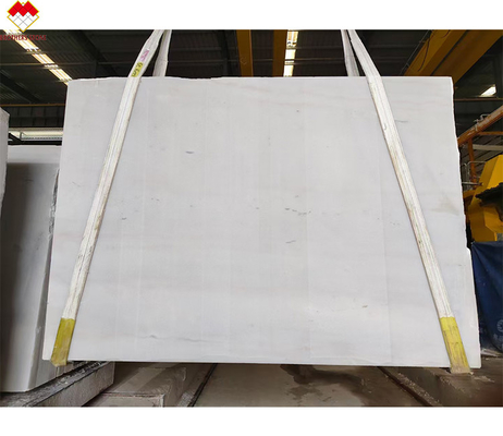 Componente de ornamentação de interior de alta qualidade Lavabo Natural Macedônia Chapa de piso de mármore branco