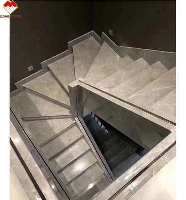 15 18mm Escalinhas Espiral de Mármore Cinzento para Casas Modernas e Fácil Instalação
