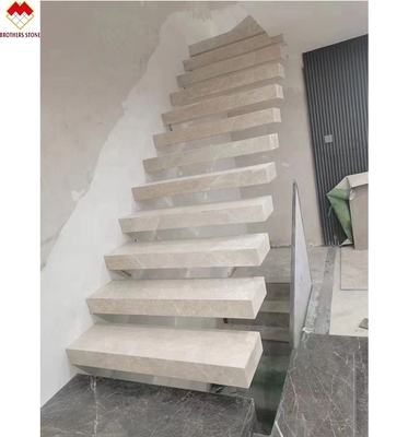 15 18mm Escalinhas Espiral de Mármore Cinzento para Casas Modernas e Fácil Instalação