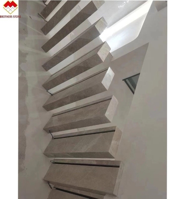15 18mm Escalinhas Espiral de Mármore Cinzento para Casas Modernas e Fácil Instalação