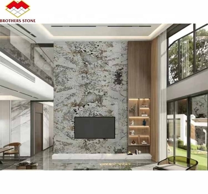 Pedra Natural Pandora Mármore Larga Chapa Desenhos de Corte ao Tamanho para Parede do Hotel Villa Moderno