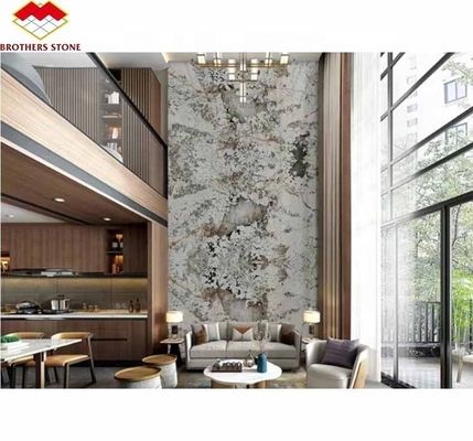 Pedra Natural Pandora Mármore Larga Chapa Desenhos de Corte ao Tamanho para Parede do Hotel Villa Moderno
