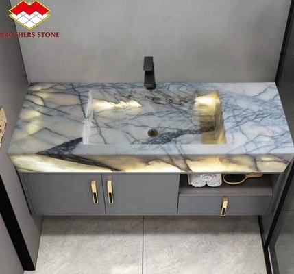 Lava-louças de pedra natural Calcatta Viola Lava-louças de mármore para banheiro de luxo