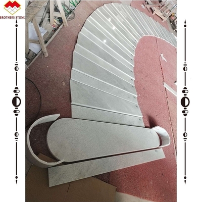 ODM / OEM personalizado de mármore cristal branco para escadas de onix escada de mármore em Foshan