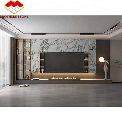 Painel de parede decorativo em mármore de viola fino Um ponto focal impressionante para interiores
