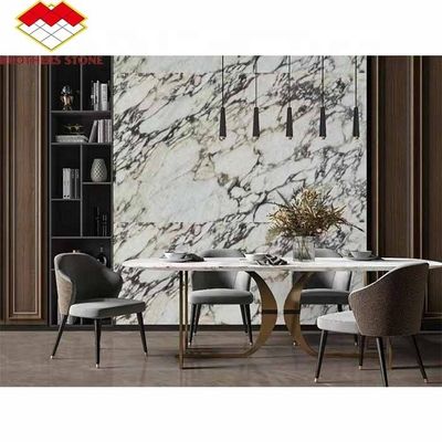 Painel de parede decorativo em mármore de viola fino Um ponto focal impressionante para interiores