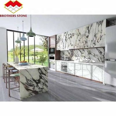 Painel de parede decorativo em mármore de viola fino Um ponto focal impressionante para interiores