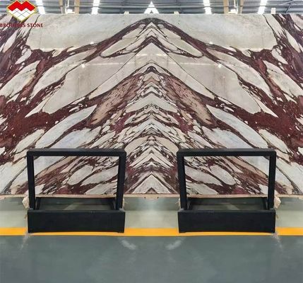 Painel de parede decorativo em mármore de viola fino Um ponto focal impressionante para interiores