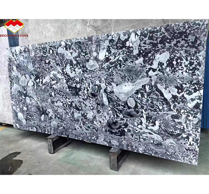 Lâmina de granito azul moderno polida para decoração de hotel e casa dentro Brothers Stone