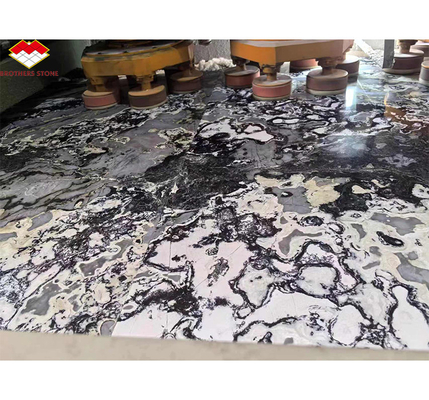 Lâmina de granito azul moderno polida para decoração de hotel e casa dentro Brothers Stone