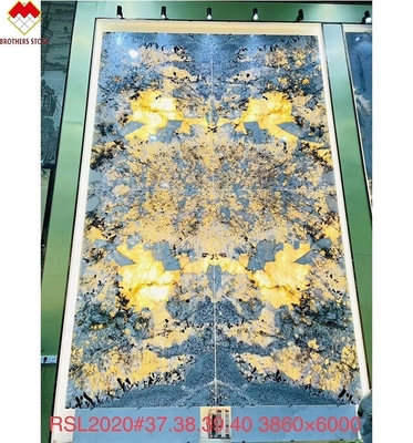 Alpinus Super Cristal Quartzita Branca Exótica Grande Laje para Design de Vila Moderna