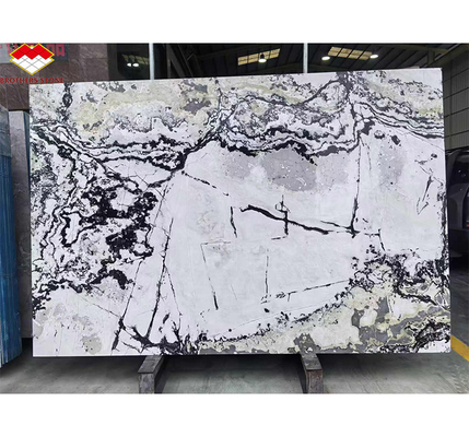 Hotéis e Design de Casa Largo Slab Panda Branco Granito Preto Veias Cozinhas