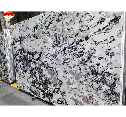 Hotéis e Design de Casa Largo Slab Panda Branco Granito Preto Veias Cozinhas