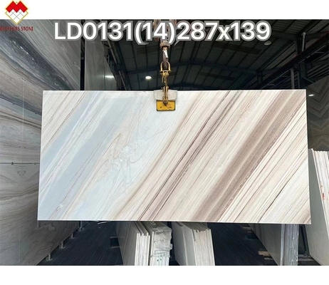 Palissandro Blue Marble Table Top Modern Dining Table com desenho e tamanho 180*90cm