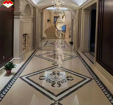 Calcite Marble Polido Bianco Botticino para High End Shanna Beige Design de painel de parede
