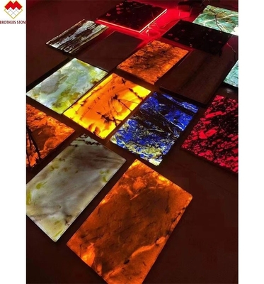 Moderno Design Fotoelétrico Transparente Quartz Pedra de Coasters para Copas de Chá