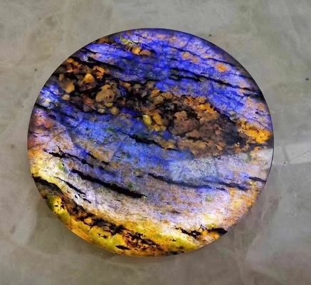 Bate-papo de taça de chá de design moderno com Lumi Stone Onyx Mat Backlit Onyx Marble Coasters