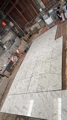 Andrômeda Brasileira Chapas de granito branco para balcões Paredes Escalas Escolha popular