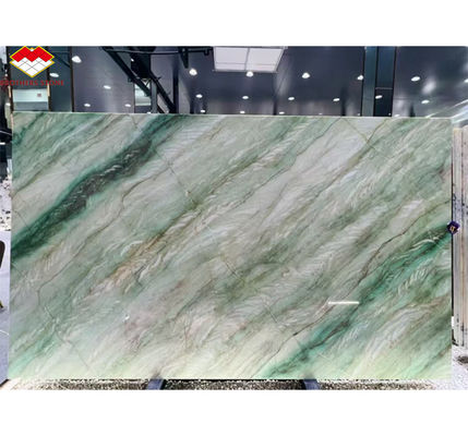 Royal Green Quartzite Natural Verde Gaya Marmoreiro Polido Big Slab Tiles para Hotel Piso e Decoração de Parede para Mesa de Café