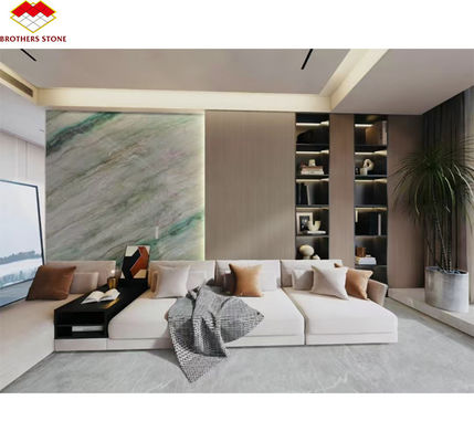 Royal Green Quartzite Natural Verde Gaya Marmoreiro Polido Big Slab Tiles para Hotel Piso e Decoração de Parede para Mesa de Café