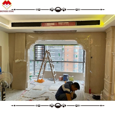 Decoração de hotel e villa com estilo de design moderno Negro Oníx Marmor Slab fundo