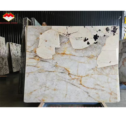 Painel de parede de mármore Pandora brasileiro polido