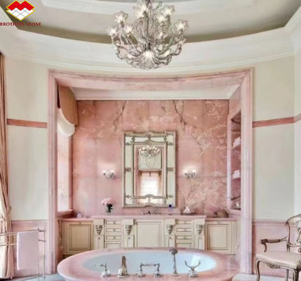 Painel de parede de mármore Pandora brasileiro polido