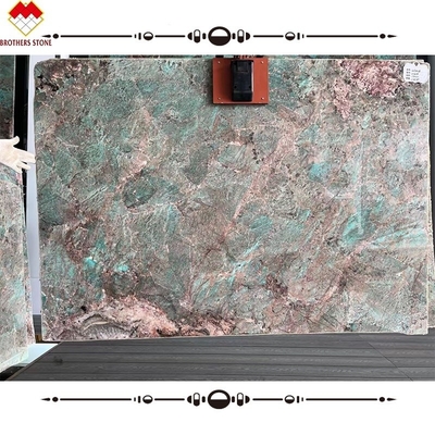 Indoor Portomare Quartzite Brilhante Amazonas Verde Láminas de Mármore Multicolor Verde Guatemala