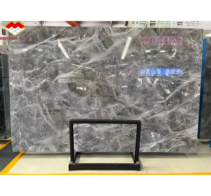 Modern Polished Pradas Grey Marble Countertops para Villa Hotel Design Gráfico