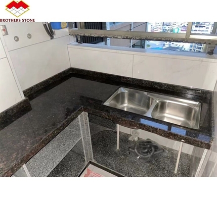Park Modern British Brown Granite Stone Polished Surface para Design de Cozinha