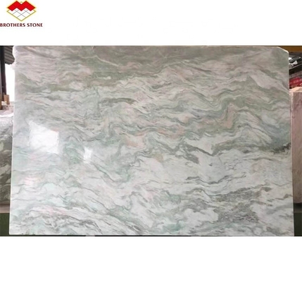 Estilo de Design Moderno Big Slab Jade Verde Ónix Pedra de Mármore para Parede e Mesa do Banheiro