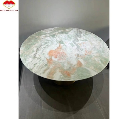 Estilo de Design Moderno Big Slab Jade Verde Ónix Pedra de Mármore para Parede e Mesa do Banheiro