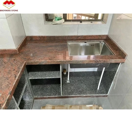 Pedra de granito azul do Himalaia cortada à medida para escadas interiores de luxo e produtos de cozinha