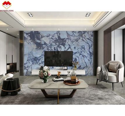 Decoração de hotel Afyon Violet Arabescato Venato Chapas de mármore com Calacatta/Calcutá