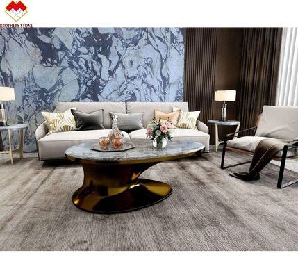 Decoração de hotel Afyon Violet Arabescato Venato Chapas de mármore com Calacatta/Calcutá
