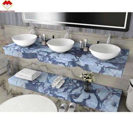 Decoração de hotel Afyon Violet Arabescato Venato Chapas de mármore com Calacatta/Calcutá