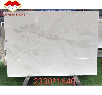 Moderno Royal White Onyx Honed Marble Sheet Cut-to-Size Solução de Design Gráfico para painel de parede e conjunto de mesa de jantar
