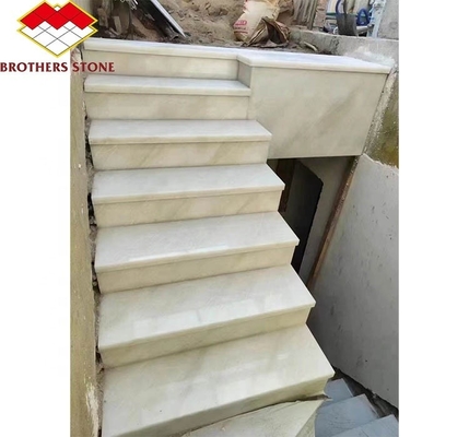 Moderno Royal White Onyx Honed Marble Sheet Cut-to-Size Solução de Design Gráfico para painel de parede e conjunto de mesa de jantar