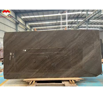 Itália 45 graus cinza de mármore vidrado materiais grande olhar laje de chão e escadas para decoração de interiores de hotéis