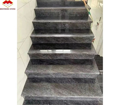 Telhas de granito azul Vizag polidas em estilo moderno para balcão e piso de cozinha