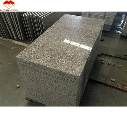 2700kg/m3 Densidade de granito G636 lajes estilo de design moderno para villa gráfico rosa Porrno