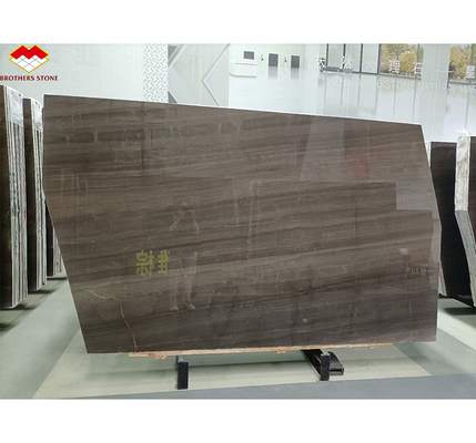 Decoração de interiores de hotéis 45 graus de mármore cinza grande e materiais italianos vidrados