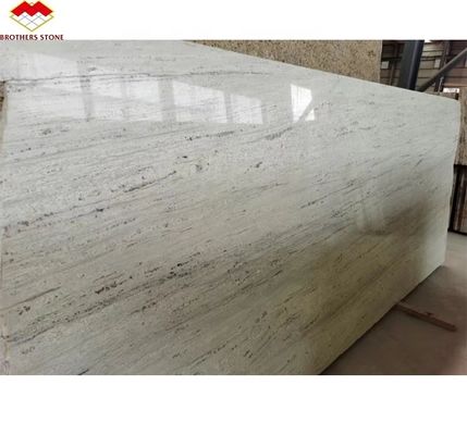 2700kg/m3 Densidade de granito Modernas lajes de granito branco indiano para projetos de design gráfico