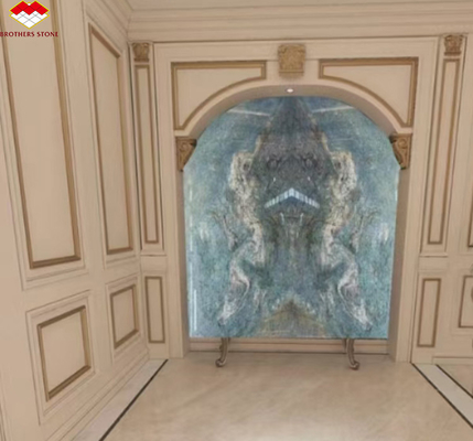 Amazon Blue Luxury Stone com superfície polida Modern Home Countertops and Wall Decor