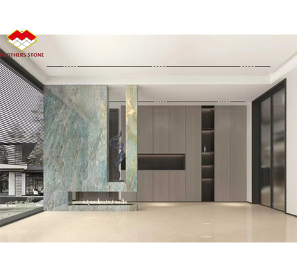 Amazon Blue Luxury Stone com superfície polida Modern Home Countertops and Wall Decor