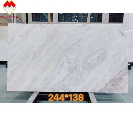 Fantasia Moderna Rosa Rosa Quartzita Slab Villa Marmoreiro Tipo Dolomita Polido Grande Slab