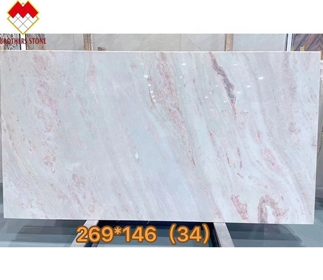 Fantasia Moderna Rosa Rosa Quartzita Slab Villa Marmoreiro Tipo Dolomita Polido Grande Slab