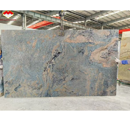 Amazon Blue Luxury Stone Polished Slab para Villa e Hotel Inspiração de Design Interior