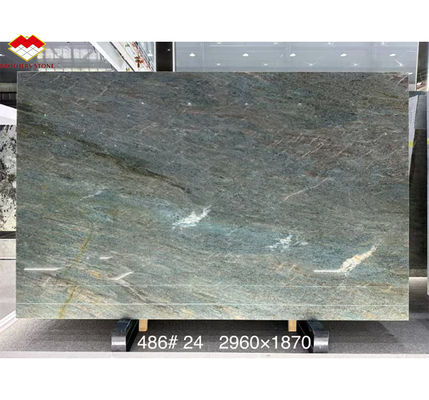 Amazon Blue Luxury Stone Polished Slab para Villa e Hotel Inspiração de Design Interior
