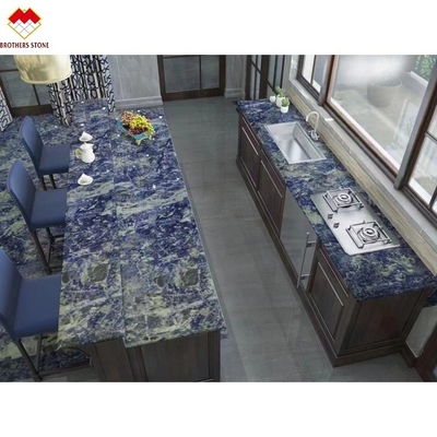 Marmo africano de lapis transparente Sodalite Marmo azul Ónix Marmo tipo Yunfu